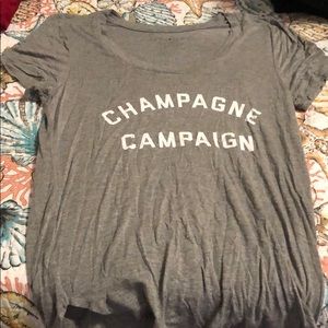 Champagne campaign t shirt
